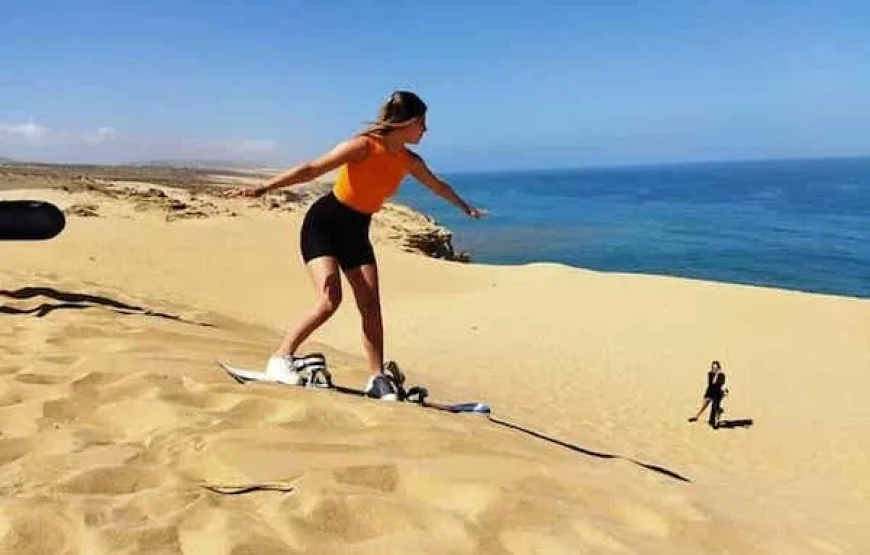 Sandboarding in Agadir and Taghazout – Timlalin Dunes Sand Surfing Experience